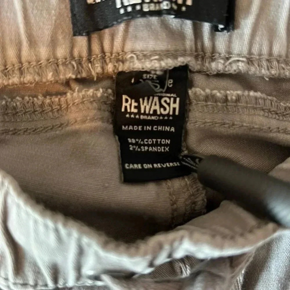 - Rewash taupe joggers with cargo pockets Size XS - Picture 4 of 4
